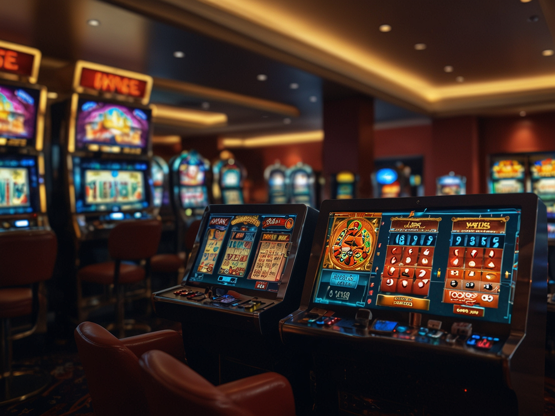 Casino slots and live dealer games collage